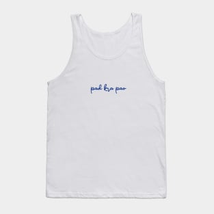 pad kra pao - Thai blue - Flag color Tank Top